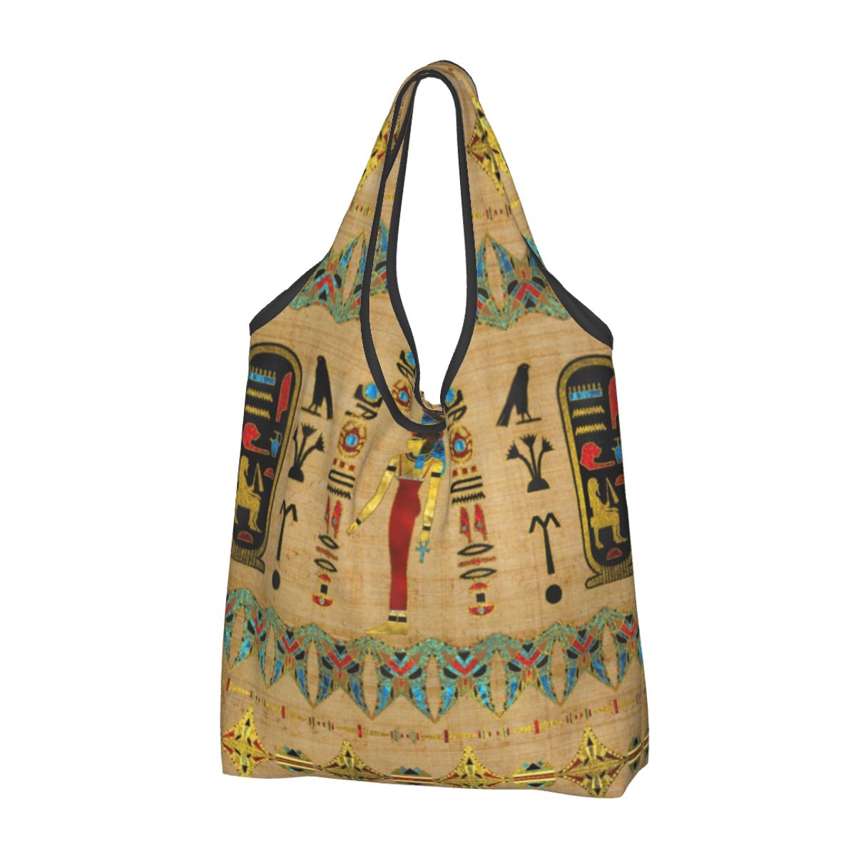Women Bags Egypt - Сумка-тоут с принтом египетского Мута, Модная