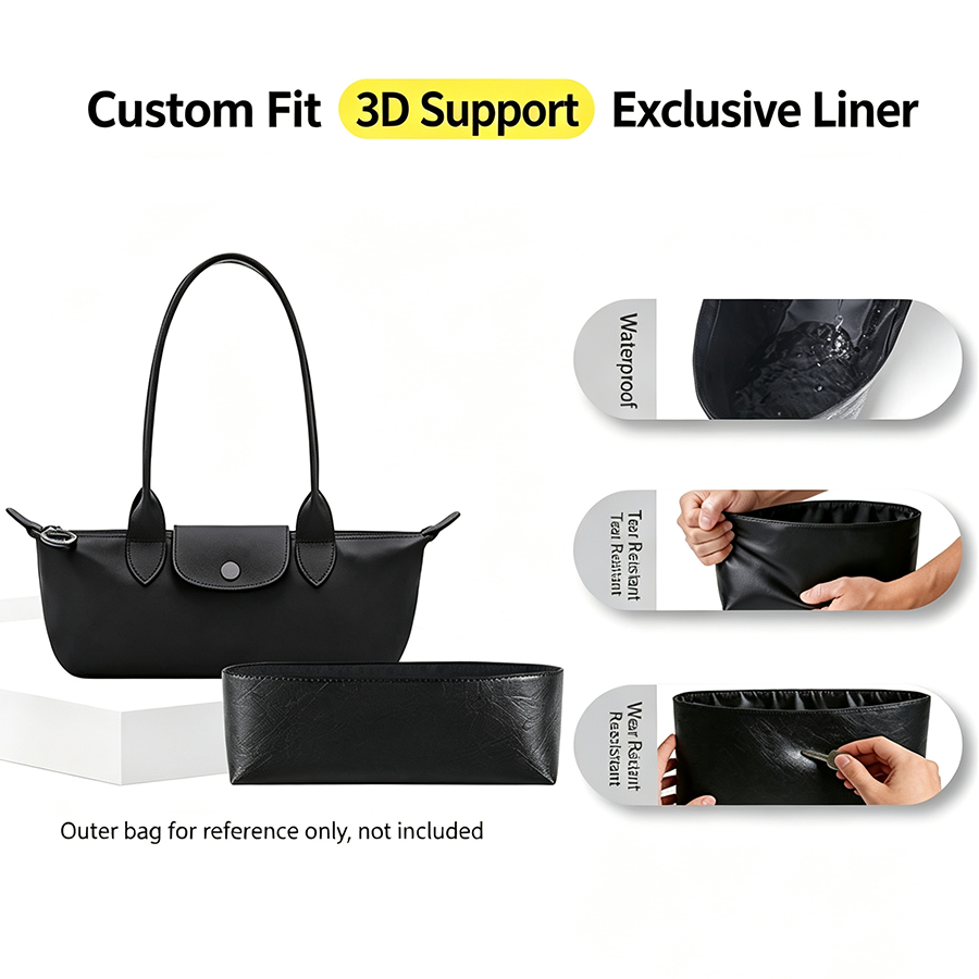 Women'S Bags Longchamp - Водонепроницаемый внутренний вкладыш из бумаги Dupont