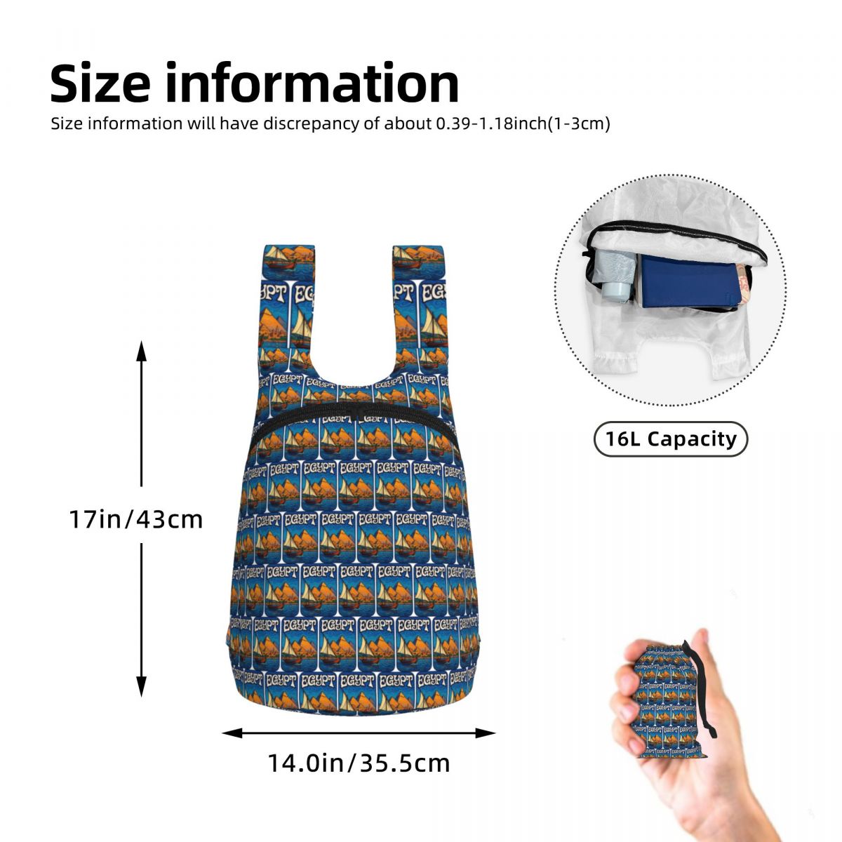 Ретро-рюкзак «Египетские пирам – обзор и цена Women Bags Egypt