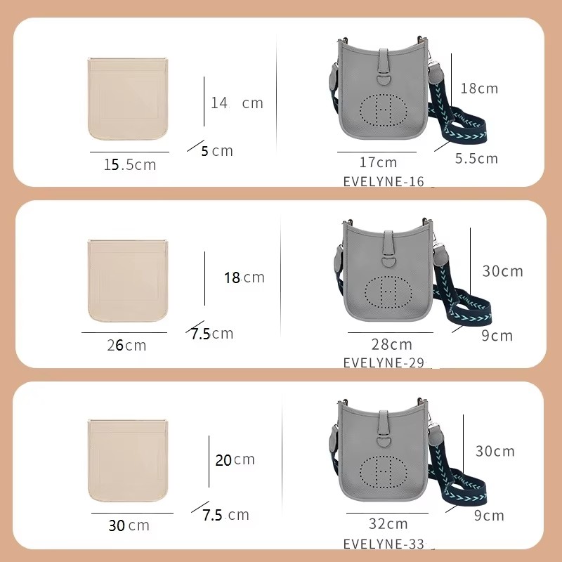 Органайзер-вкладыш для сумки H – обзор и цена Women Bags Hermes