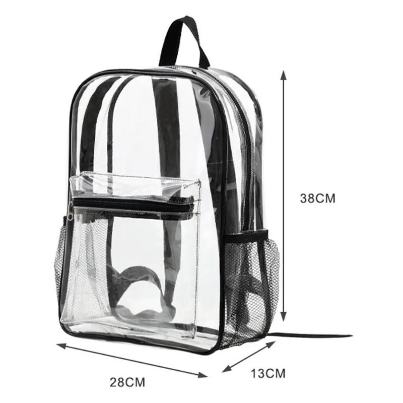 Прозрачный рюкзак из ПВХ для з – обзор и цена Women Bags Waterproof