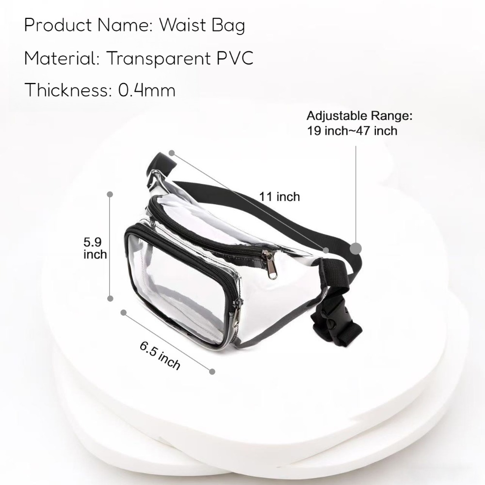 Прозрачная поясная сумка из ПВ – обзор и цена Women Bags Waterproof